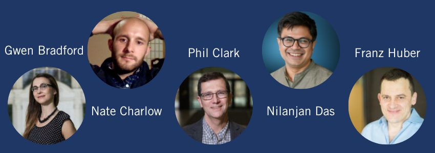 Image of five people with names below.
