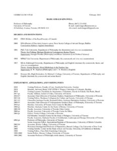 CV 2024 Department Of Philosophy University Of Toronto   CV 2024 Pdf 232x300 