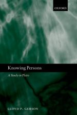 Cover of "Knowing Persons A Study in Plato"