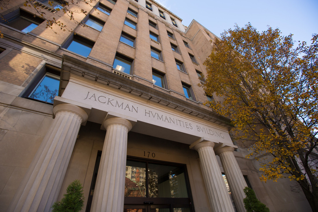 front of Jackman Humanities Building, 170 St. George Street, Toronto