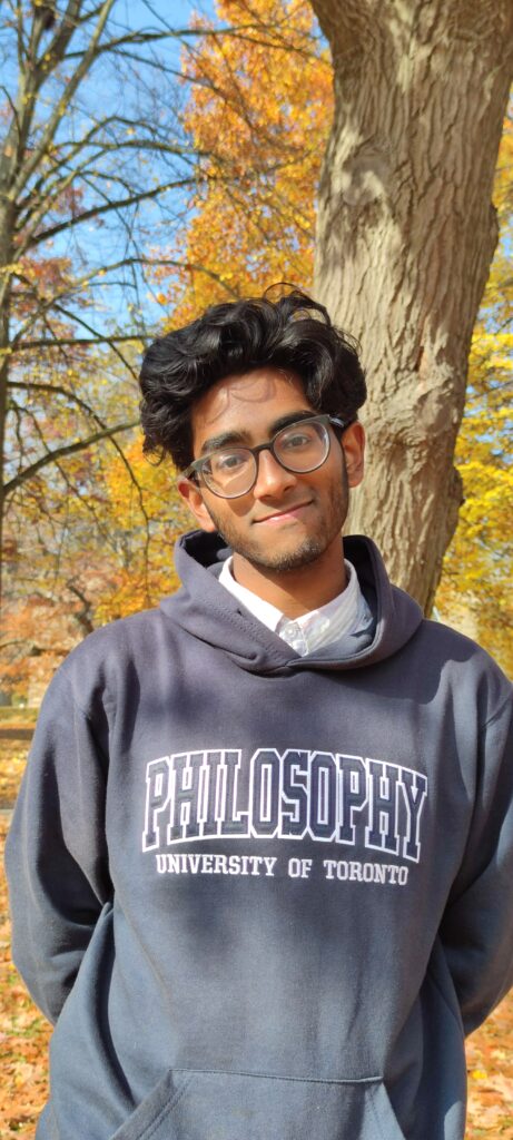 A picture of 2023-2024 UTM Philosophy Academic Society President, Daniel Mampilly