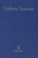 Cover of "Leibniz Lexicon: A Dual Concordance to Leibniz's Philosophische Schriften"