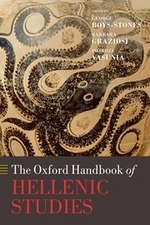 "The Oxford Handbook of Hellenic Studies", by G. R. Boys-Stones, Barbara Graziosi and Phiroze Vasunia. The book cover consists of an octopus.