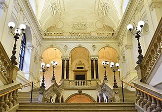 Philosophers' Steps inside the University of Vienna