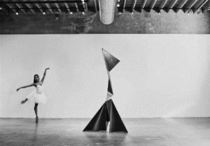 Harley Valentine‘s abstract sculpture artwork with ballet dancer