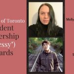 Cressy Awards with head shots of Molly Dea-Stephenson and Sanghoon Oh