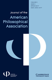 Cover of APA Journal