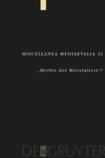 Cover of "Herbst des Mittelalters?"