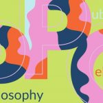 Philosophy Publication Celebration colorful banner with books